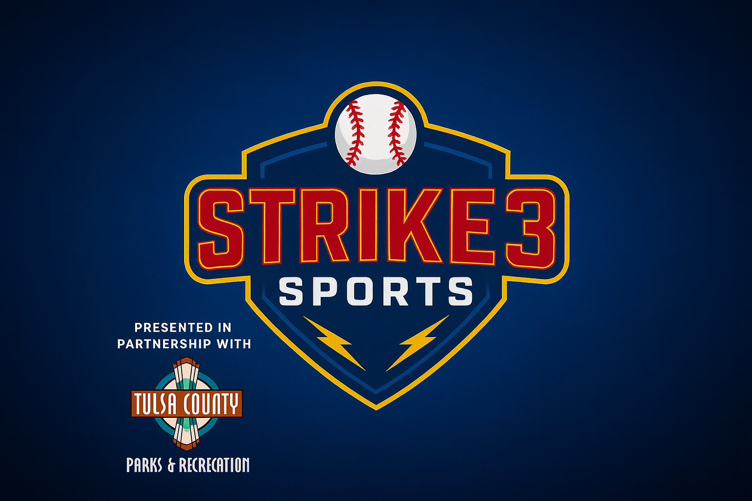 Baseball field at Strike Three Sports